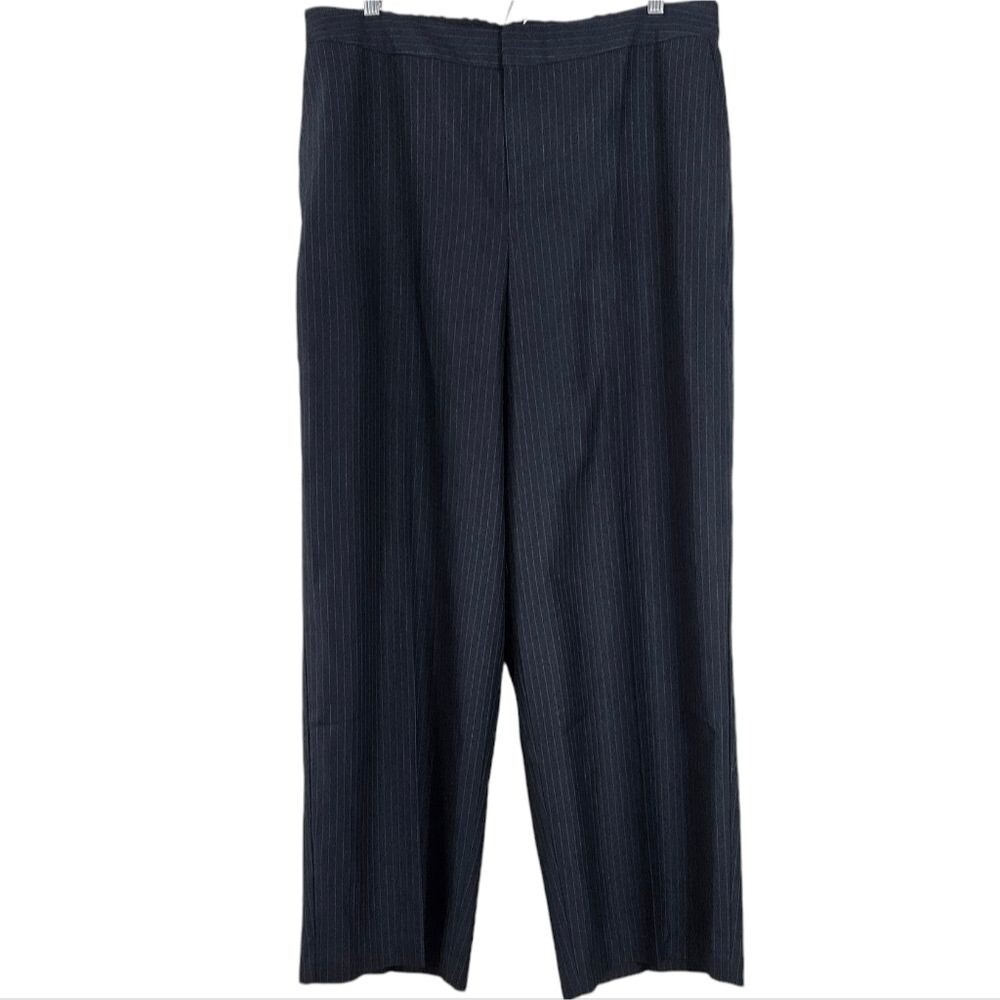 Eloquii Pin Stripe Career Workwear Office Slacks Pants